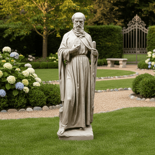 Saint Jude Religious Statue (54 - Inch) Side Angle