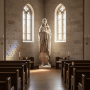 Saint Kateri Tekakwitha Statue (60 - Inch) Side Angle