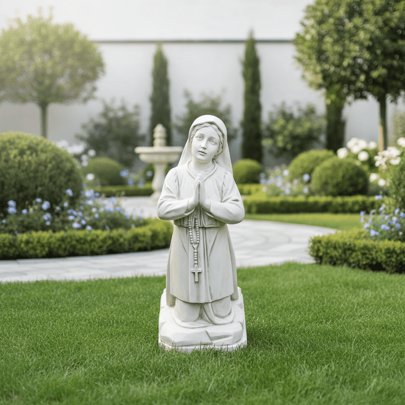 Saint Lucia and Saint Fatima Statue (Fatima) 35-inch Outdoor/Indoor Statue (35-Inch)