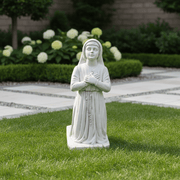 Saint Lucia Statue (38 - Inch) Side Angle