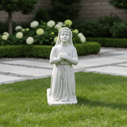 Saint Lucia Statue (38 - Inch) Side Angle
