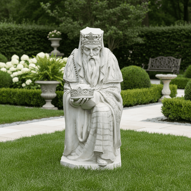 Saint Melchior Wiseman Religious Statue (42 - Inch)