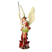 Saint Michael Defeating Satan Statue (58 - Inch) Side View