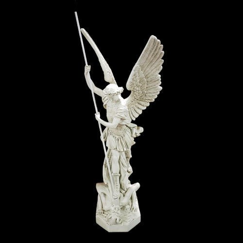 Saint Michael Defeating Satan Statue (58 - Inch) Different Angle