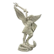 Saint Michael with Sword and Fire Statue (38 - Inch) Side View
