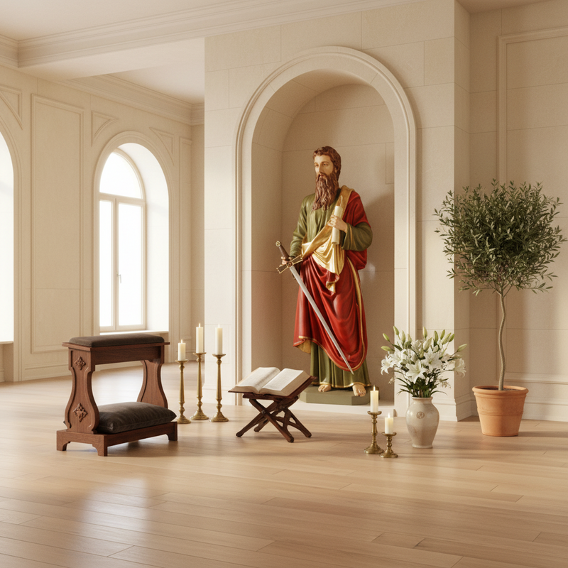 Saint Paul Religious Statue (62-Inch)