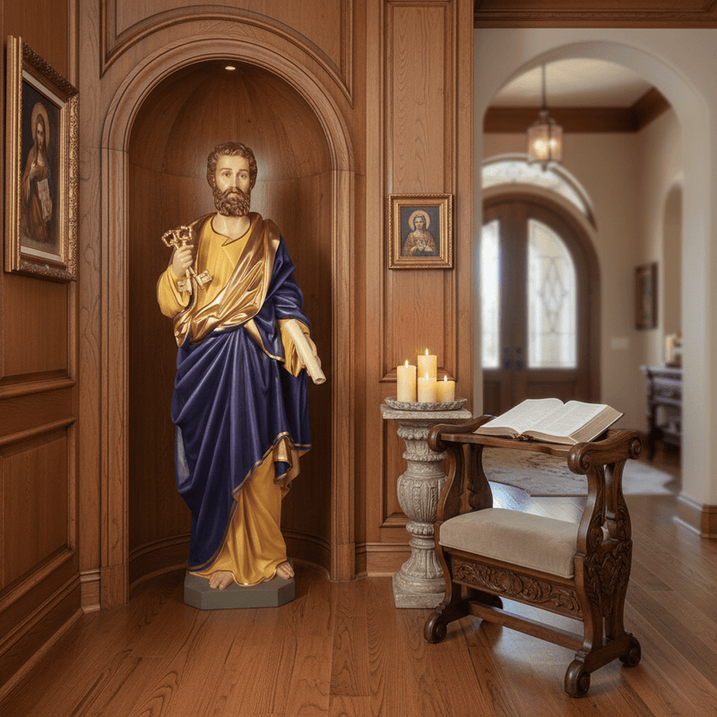 Saint Peter Religious Statue (63-Inch)