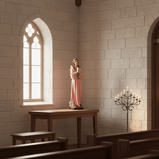 Saint Philomena Statue (40 - Inch) Side Angle