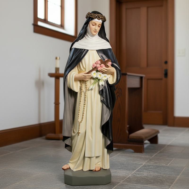 Saint Rose Religious Statue (53-Inch)