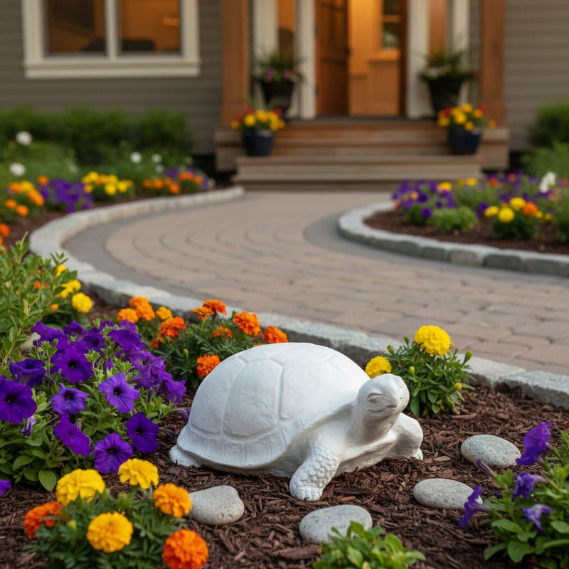 Sand Turtle Garden Statue (10-Inch)