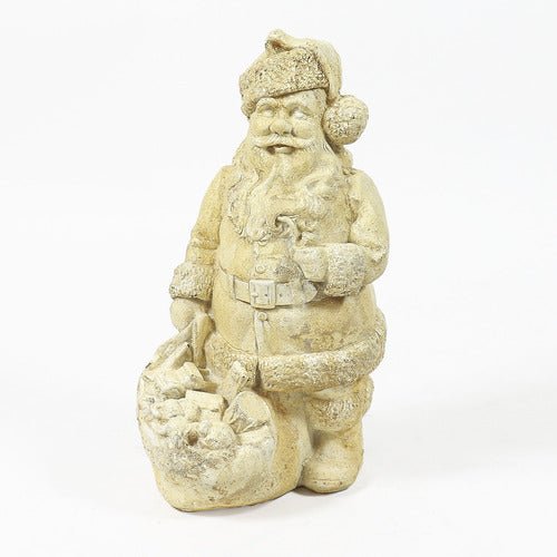 Santa Garden Statue (19 - Inch) Side View