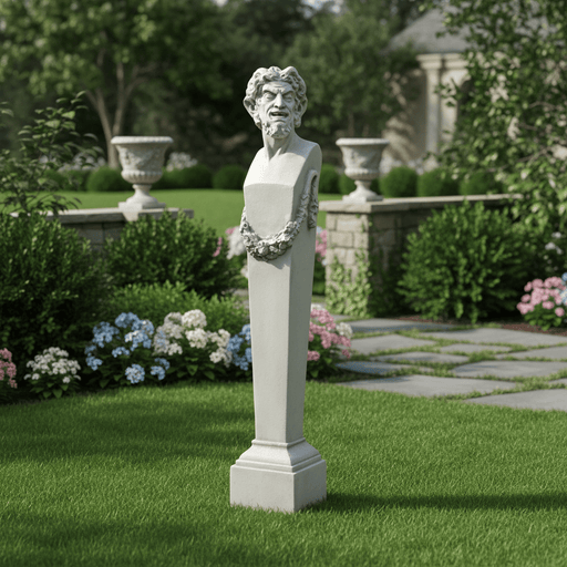 Satyr Terminus Statue (69-Inch)