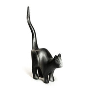 Scary Cat Garden Statue (49 - Inch) Side View
