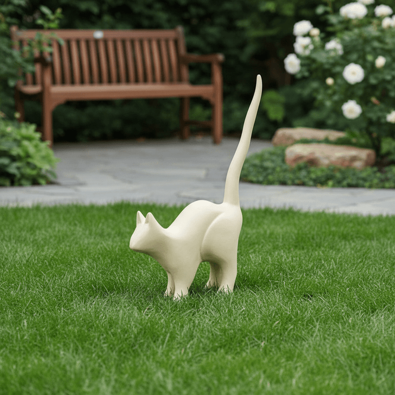 Scary Cat Garden Statue (49-Inch)