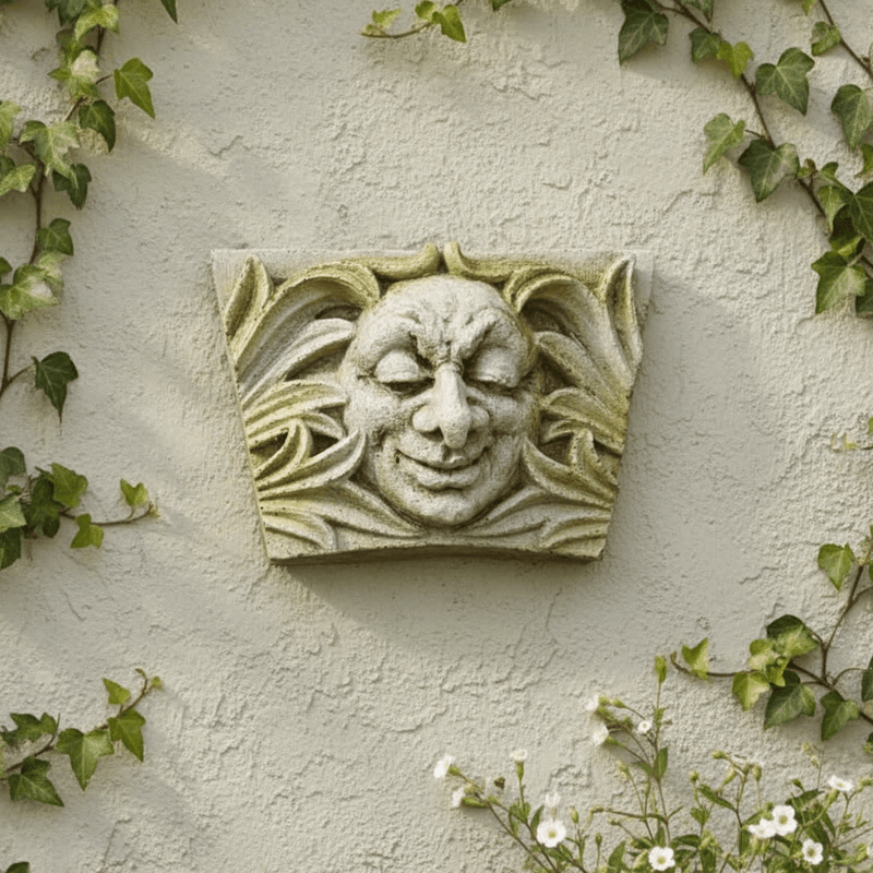 Scary Man Garden Plaque (18.0 - Inch) (18.0 - Inch) Side Angle