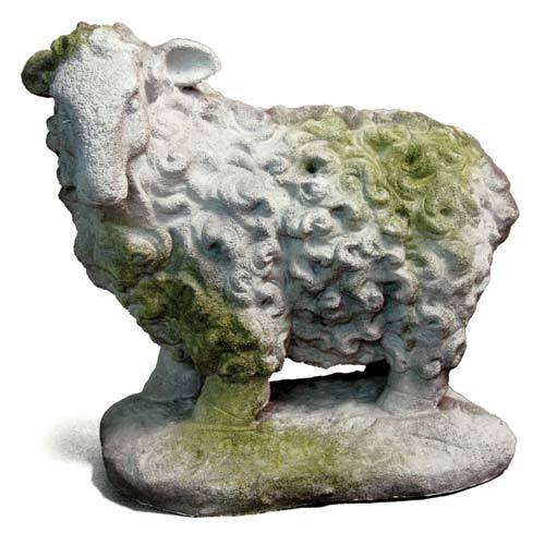 Scottish Sheep Garden Statue (12 - Inch)