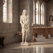 Scourged Christ Religious Statue (60 - Inch) Side Angle
