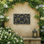 Scroll Work Frame Outdoor Plaque (31.0 - Inch) Side Angle