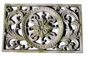 Scroll Work Frame Outdoor Statue (19 - Inch) Side View