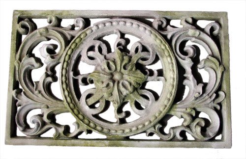 Scroll Work Frame Outdoor Statue (19 - Inch) Side View