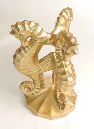 Sea Horse Garden Statue (28 - Inch) Other Angle