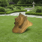 Sea Shell Garden Statue (36 - Inch) Side Angle