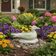 Seagull Bird Garden Statue (9 - Inch) Side Angle