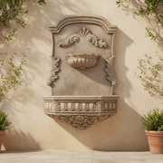 Seashell Wall Fountain (29 - Inch) Side Angle