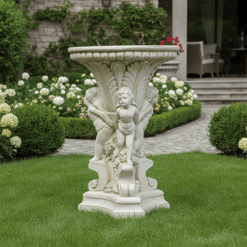 Seton Outdoor Statue (20 - Inch) Side Angle