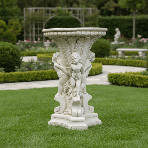 Seton Table Outdoor Statue (20 - Inch) Side Angle