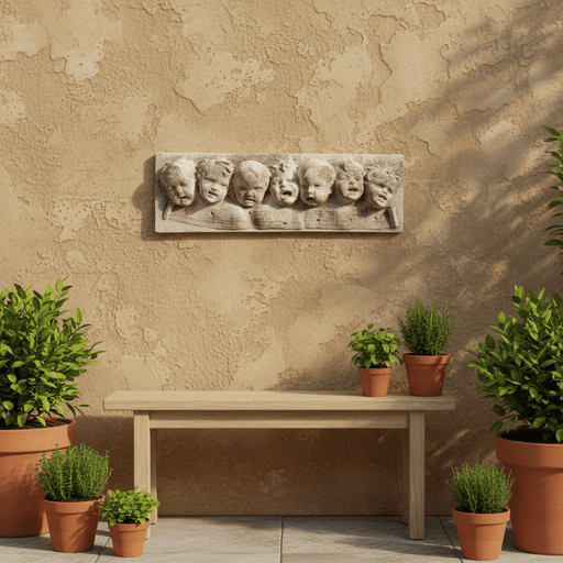 Seven Notes W Back Filled Statue (28-Inch)