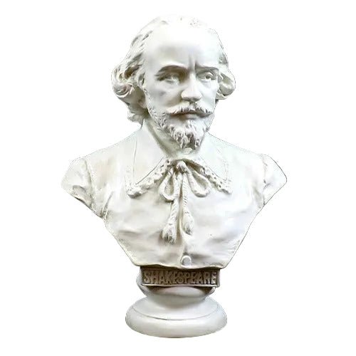 Shakespeare Informal Bust Display Decor (18-Inch)