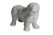 Sheep Dog Garden Statue (14 - Inch) Side View