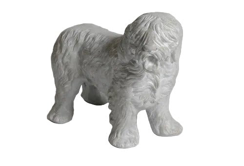 Sheep Dog Garden Statue (14 - Inch) Side View