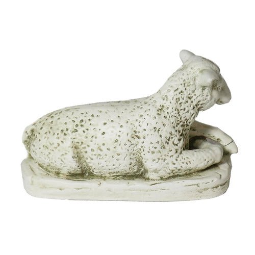 Sheep Garden Statue (8 - Inch) Different Angle