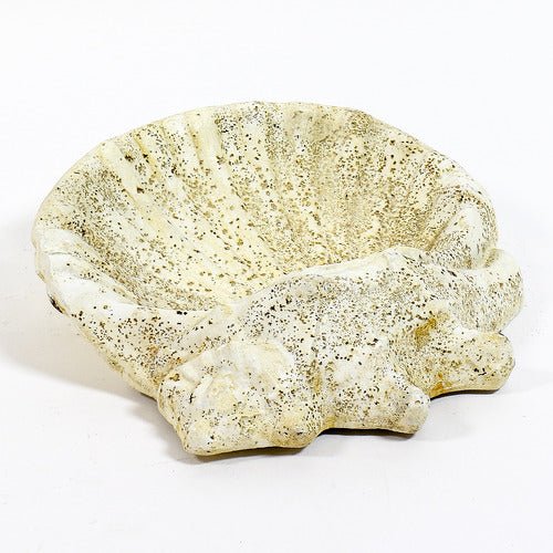 Shell Birdbath Garden Statue (15 - Inch)