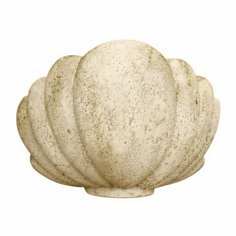 Shell Garden Statue (12 - Inch) Side View