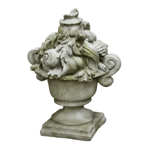 Shell Ocean Finial Outdoor Statue (13 - Inch) Side View