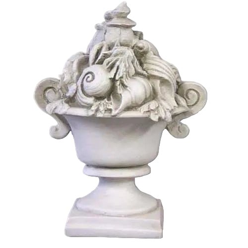 Shell Ocean Finial Outdoor Statue (13 - Inch)