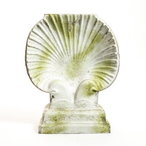 Shell Table Base Garden Statue (30 - Inch) Different Angle