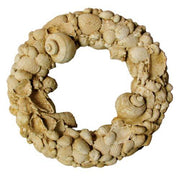 Shell Wreath Garden Plaque (15.0 - Inch) Side View