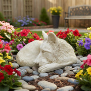 Shepherd Dog Garden Statue (12 - Inch) Side Angle