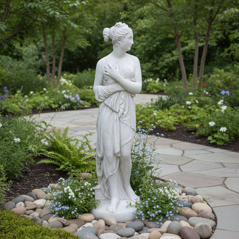Shy Venusstatue (32 - Inch) Side Angle