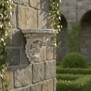 Silver Outdoor Bracket (7 - Inch) Side Angle