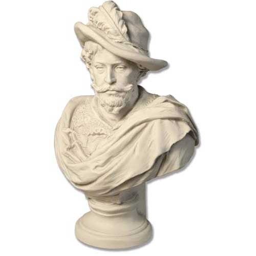 Sir Francis Drake Bust Display Decor (15-Inch)
