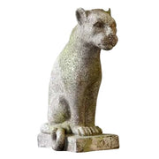 Sitting Panther Garden Statue (22-Inch)