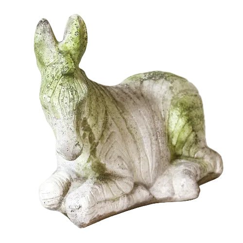 Sitting Zebra Statue (Sitting) Side View