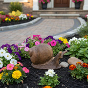 Slow Snail Garden Statue (5 - Inch) Side Angle
