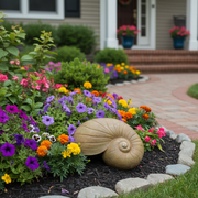 Snail Shell Garden Statue (28-Inch)