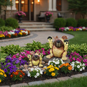 Sneakers Laidman Garden Statue (7 - Inch) Side Angle
